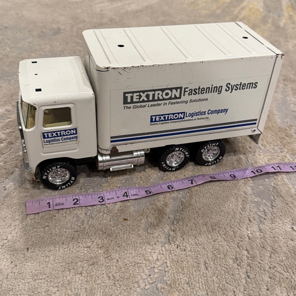 Vintage Nylint City Delivery Truck textron fastening systems Pressed Steel Toy - Picture 1 of 8